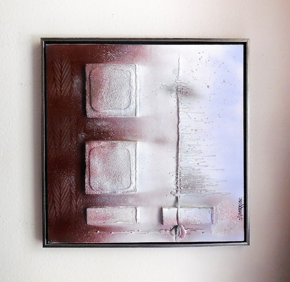 Acrylic Painting Art "Life After"....Contemporary Modern Abstract Wall Decoration Art..Mixed Media Textured Painting Art.. Perfect Gift Idea