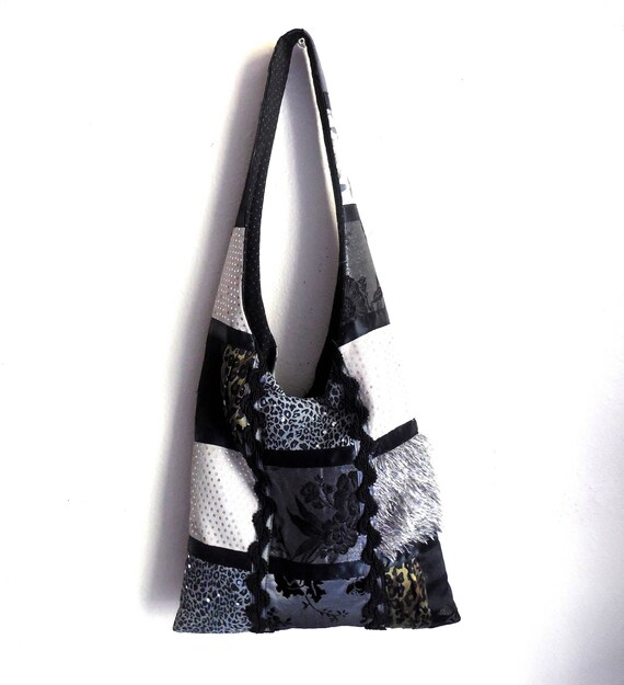 Patchwork Style Hand Made Purse...unique Shoulder Bag 