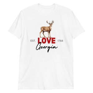 Georgia State Short-Sleeve Unisex T-Shirt State of Georgia Shirt