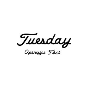 Tuesday Opentype Fonts: Classic Display Typeface (OTF File Digital Download)