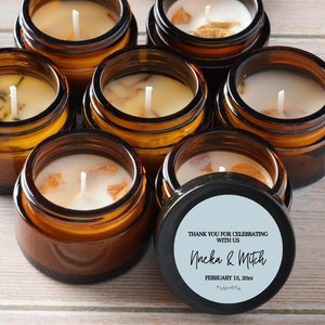 Rustic Wedding Favors Bulk (10/25/50) – Custom Summer Fall Bridal Shower Gifts – Thank You Guest Favors for Weddings