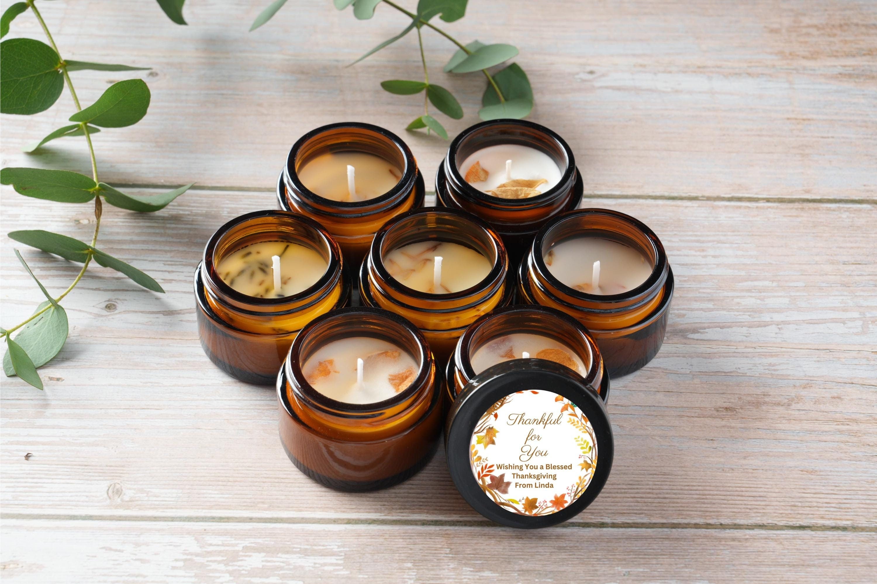 Thanksgiving Candle Favors