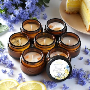 Summer Citrus Bridal Shower Favors – Main Squeeze Wedding Candle Gifts – Lemon Bachelorette Party Gift – 10/25/50 Pack – Fast Shipping