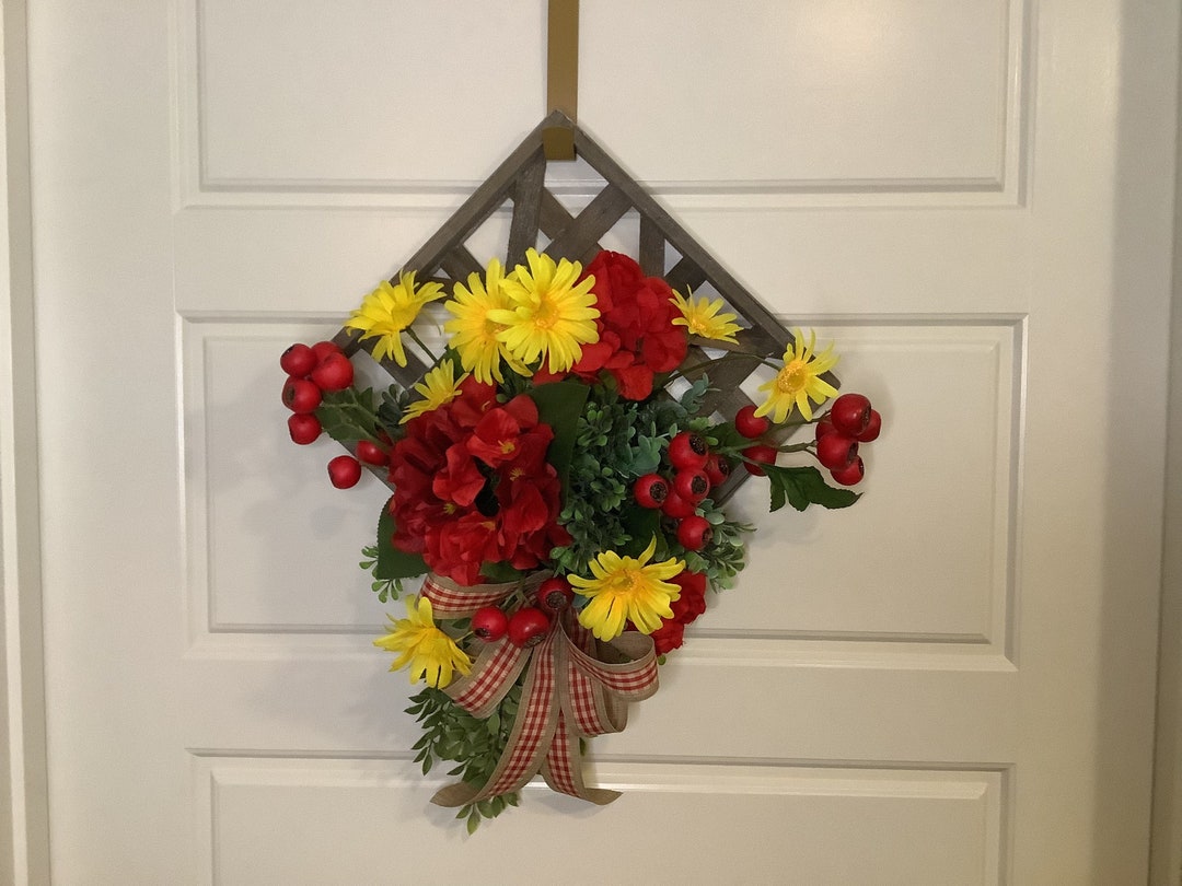 Tobacco Basket Wall Decor, Spring Tobacco Basket, Summer Tobacco Basket