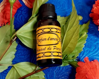 Haitian Parfum d'Amour amour Vodou love Perfume 21 Oils Aimant de Paris Authentic Love & Luck Ritual Bath Caribbean baths potion romance