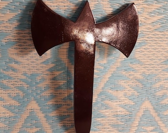 Shango wooden axe 12"x 7 Shango Aganyu piedra rayo oshe Chango Sango Hacha Yoruba Twins jimaguas orisha Santeria Lucumi spirit