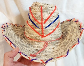 Vodou Shapo Kouzen Zaka Mede chapo hat chapeau djakout makout Lwa loa Haitian Vodun altar image drapo flag statue pe Haitian shapo hat