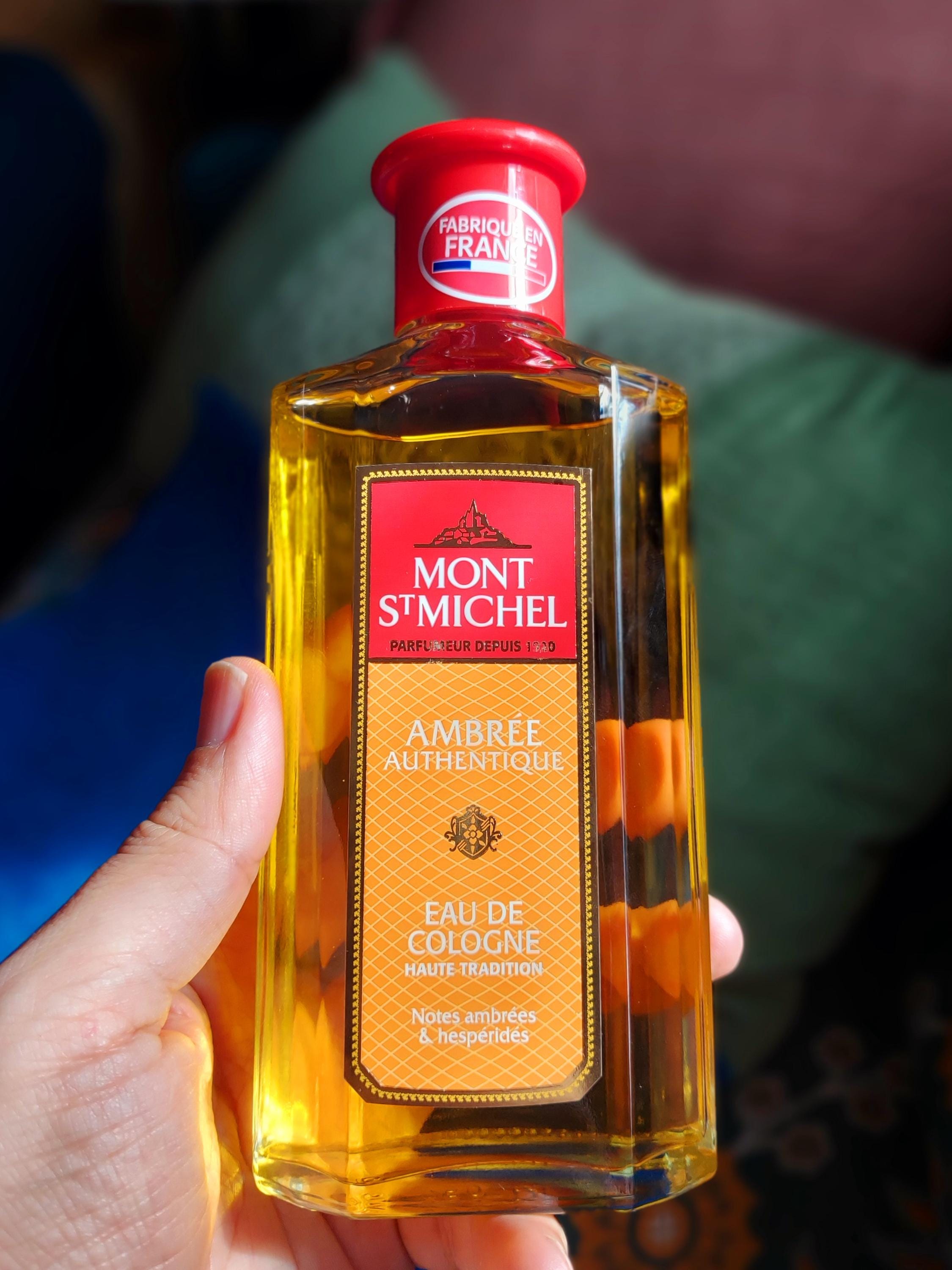 Mont St Michel Amber Colonia 250ml, Authentic French Eau De
