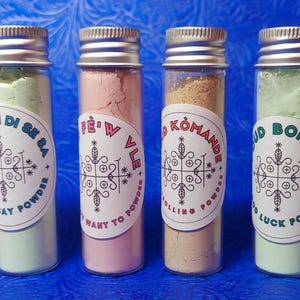 Haitian Poud Vodou Powder Haitian Vodou Poudre Magic vodou poudre bon Depi Envi Wèw Fòw Komande Kanpe Kontan Kolé Sou Mwen Kraze