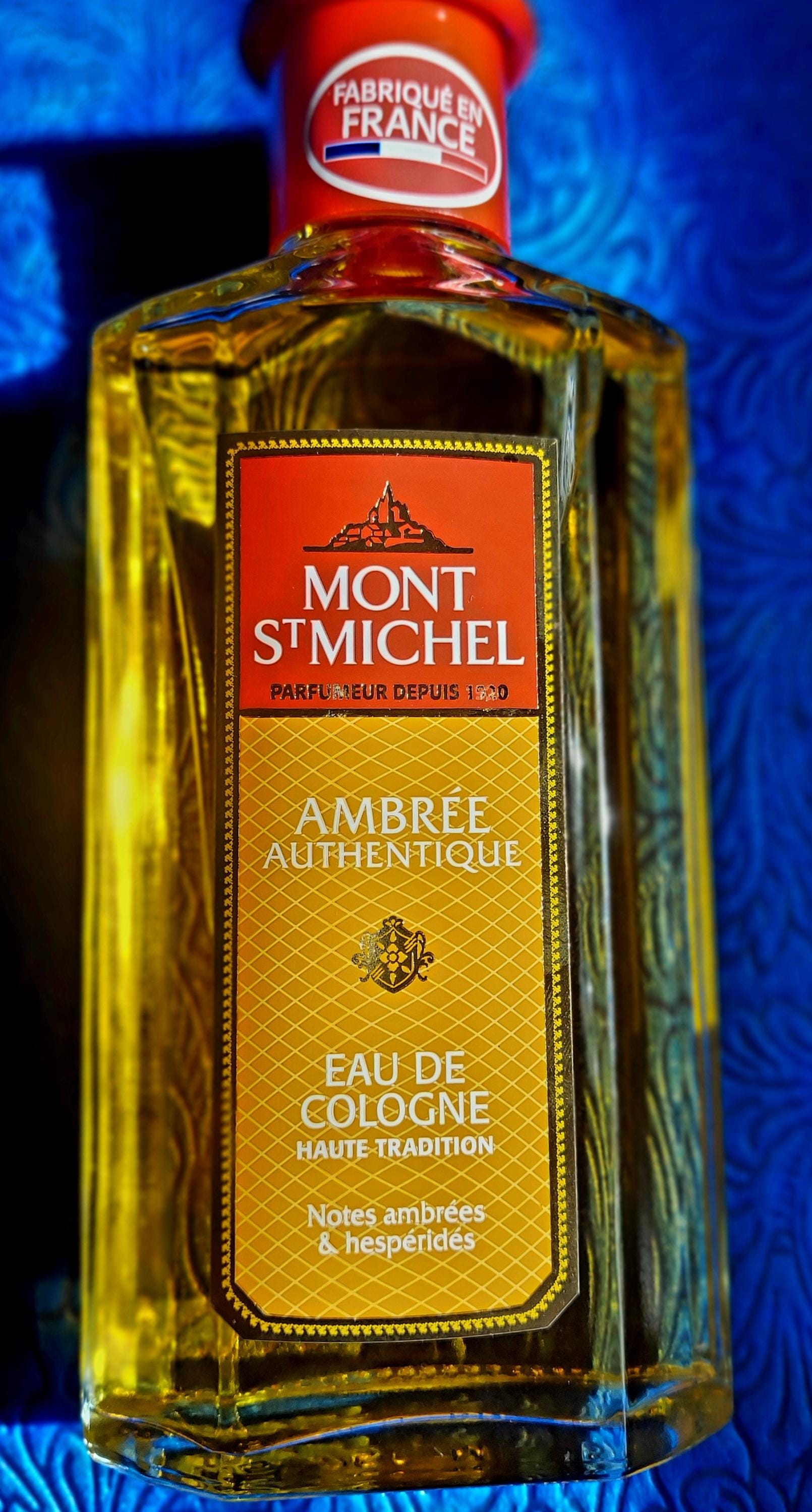 Mont Saint Michel Amber Cologne 250ml, Authentic French Eau De