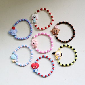 Bt21 charm bracelet hot sale