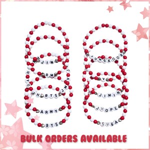 Bt Member Concert Tour Inspired Bracelet (please read description)