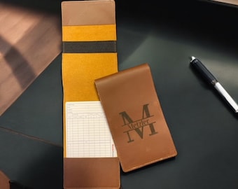 Leather Golf Book, Golf Scorecard Holder, Golf, Golf Accessories, Golf Gifts, Golf Yardage Book, Golf Score keeper pad, Golf score pad
