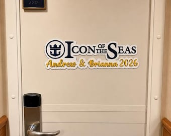 Custom Wood Cruise Door Sign, Personalized Family Hanger, Cruise Decor