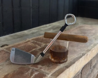 Golf Iron Bottle Opener Father's Day Gift Iron Anniversary Gift Groomsman gift Christmas Gift Golf Lovers Husband Gift, Birthday Gift