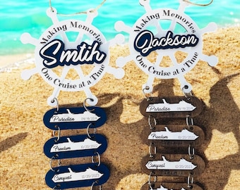 Cruise Door Sign, Custom Cruise Door Hanger, Wood Door Sign, Personalization Cruise Door, Custom Wood Sign, Cruise Ports Signs,