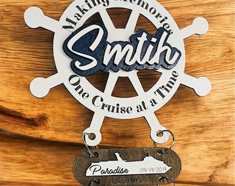 Cruise Door Sign, Custom Cruise Door Hanger, Wood Door Sign, Personalization Cruise Door, Custom Wood Sign, Cruise Ports Signs,