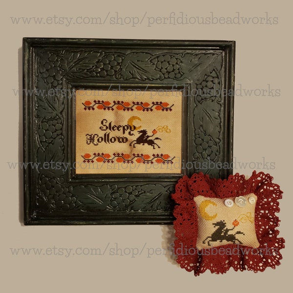 PATTERN: Sleepy Hollow Cross Stitch Pattern