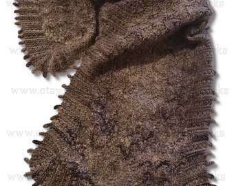 KNITTING PATTERN: Miskatonic Lace Scarf and Shawl