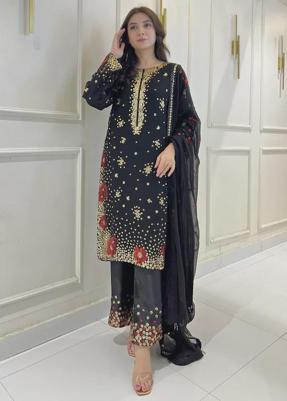 fancy chiffon dresses pakistani Buy Embroidered Chiffon Dresses for Women at Best Prices in Pakistan Polawn