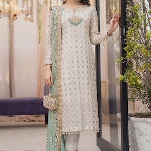 white chicken dress design white Chicken Bell Dress - TRUEBROWNS LIFESTYLE PVT. LTD