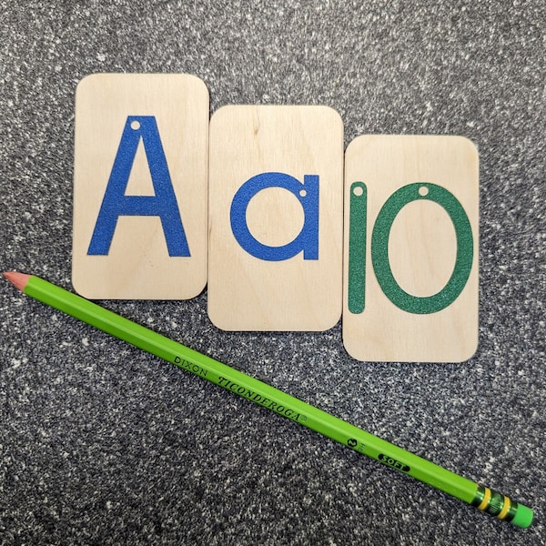 Montessori Sand Letters - Etsy