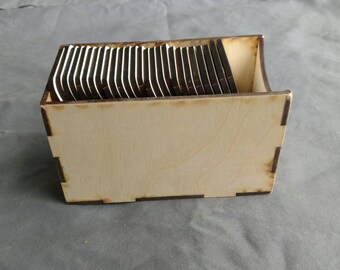 One Storage Box for Mini Sandpaper Letters or Mini Sandpaper Numbers 0-20