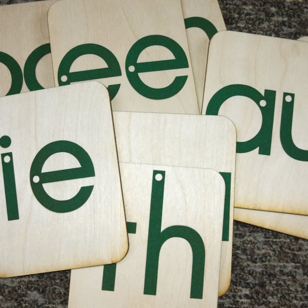 Green Sandpaper Letters Etsy