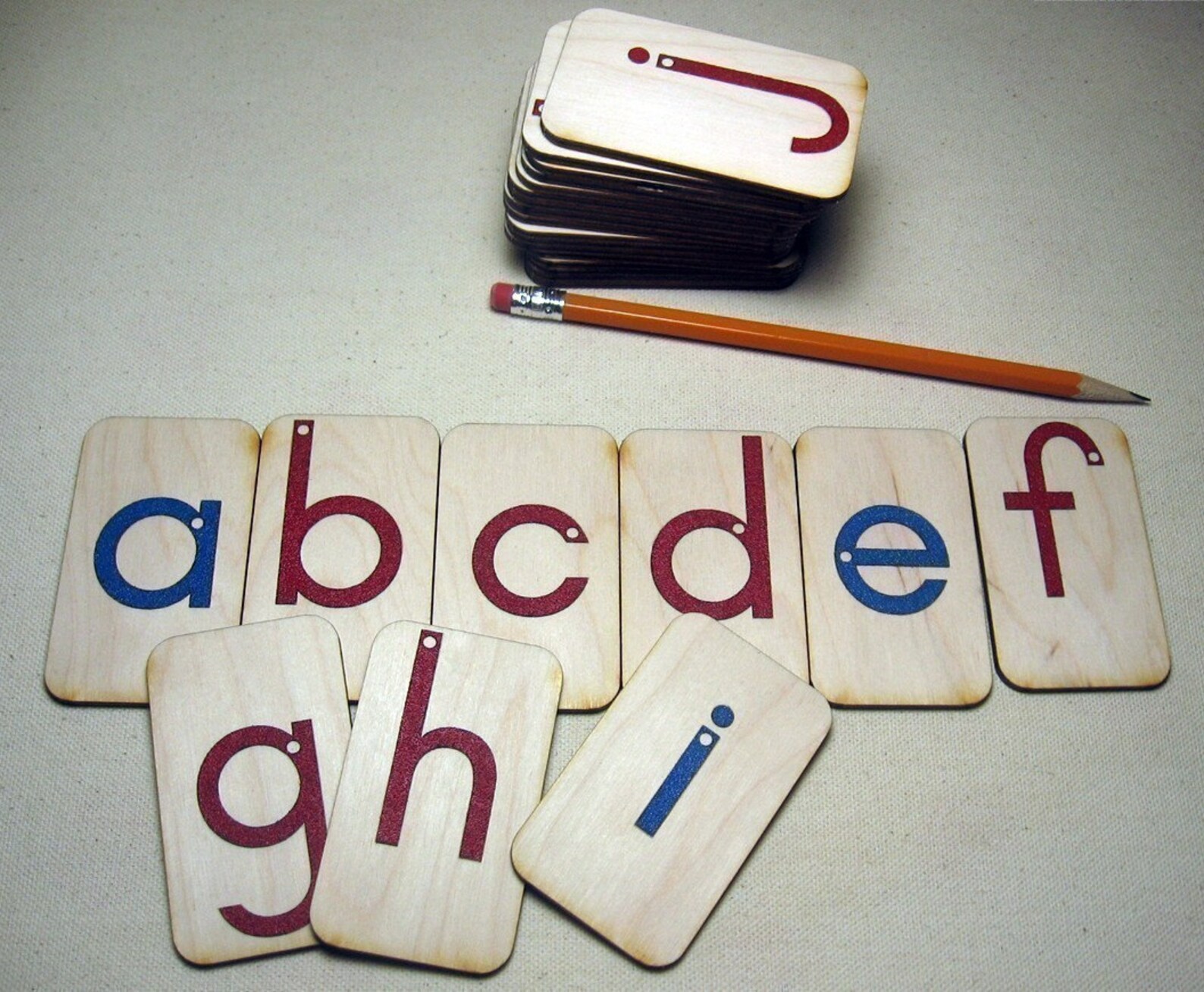 Mini Sandpaper Letters Set Uppercase Lowercase and Numbers - Etsy