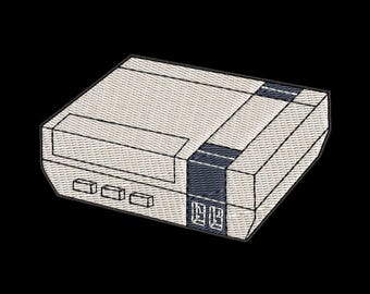 Original Nin Video Game System Fan Patch - Iron-On / Velcro 3.5&quot;x2.25&quot; Full Stitches