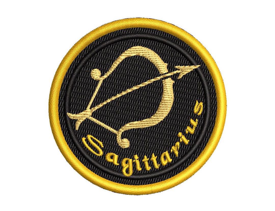 Astrological Sign - Sagittarius Patch - Iron-on / Velcro 2.5" Round - Etsy