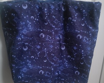 Borsa tote mistica stregata gotica Blue Moon