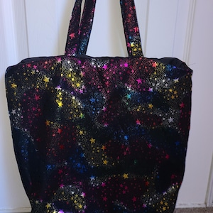Rainbow Stars Tote Bag