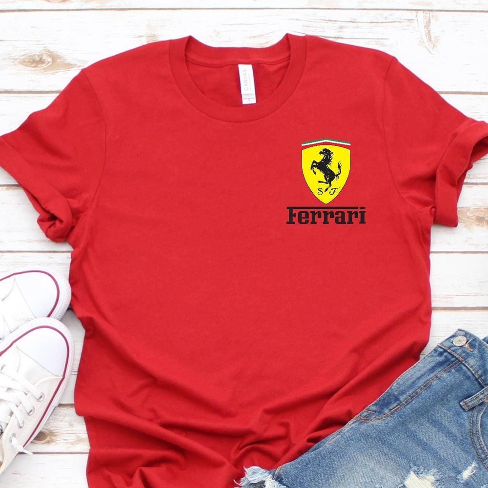 Ferrari Shirt, Ferrari T-Shirt, Ferrari F1 Shirt, Formula 1 T-Shirt, Car Shirt, Race Shirt, Grand Prix Shirt, Car Guy Shirt, Ferrari Gift