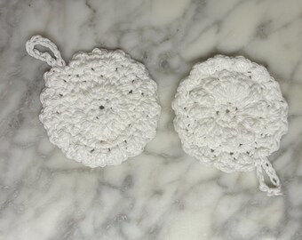 Crochet Cotton Face Rounds: Reusable Makeup Remover Pads