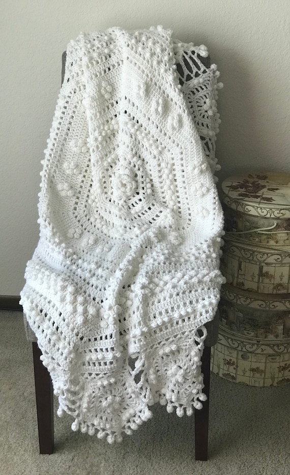 Crochet blanket pattern Winter Warm crochet blanket with Etsy