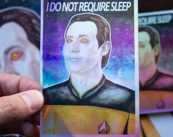 Mr Data (TNG) - Pegatina holográfica