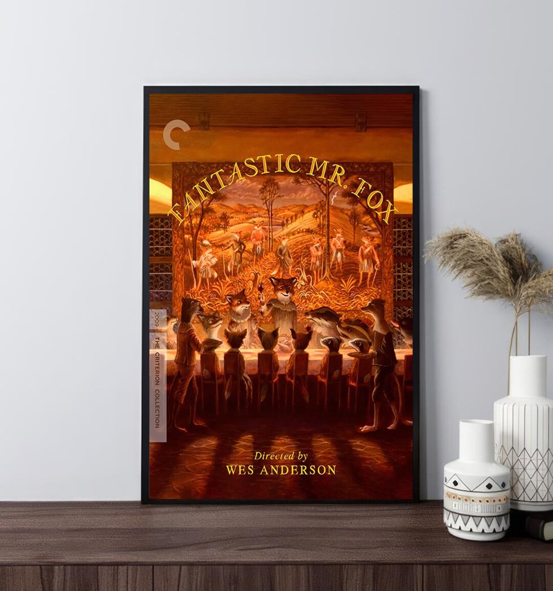 Fantastic Mr. Fox (2009) Movie Poster,office Poster,canvas Poster,wall ...