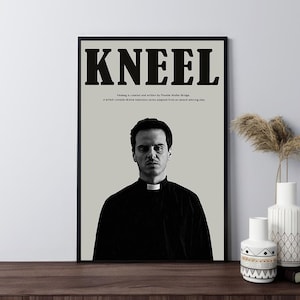 Cartaz de filme Kneel, impressão em tela, arte de parede, decoração de quarto, decoração de casa, presentes, pôster embrulhado