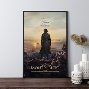 Pôster do filme Le Comte de Monte-Cristo (2024), pôsteres de filmes retrô, impressão em tela, arte de parede, decoração de quarto, presentes, pôster embrulhado