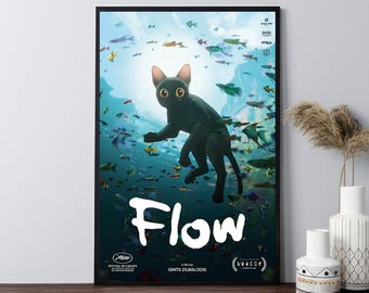 Flow movie posters,retro posters,canvas printing，wall, room decoration, home decoration，gifts，wrapped poster
