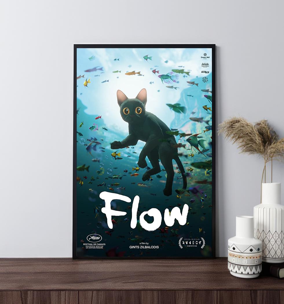 Flow movie posters,retro posters,canvas printing，wall, room decoration, home decoration，gifts，wrapped poster