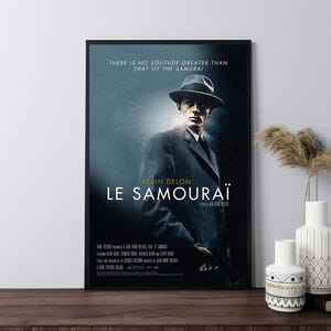 Cartazes de filmes Le Samourai (1967), cartazes de filmes retrô, impressão em tela, arte de parede, decoração de quarto, decoração de casa, presentes, pôster embrulhado