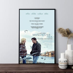 Manchester by the Sea Filmposter,Retro Poster,Leinwand, Raumdekoration, Geschenke, Filmposter, Leinwanddruck, verpacktes Poster
