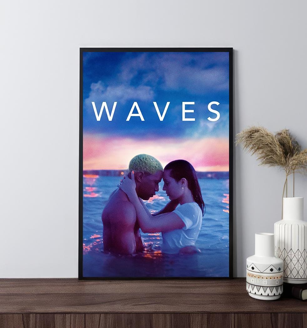 Waves movie posters,retro movie posters,canvas printing，wall art, room decoration, home decoration，gifts,wrapped poster