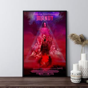 Cartazes de filmes MANDY, pôsteres retrô, impressão em tela, parede, decoração de quarto, presentes, pôster embrulhado