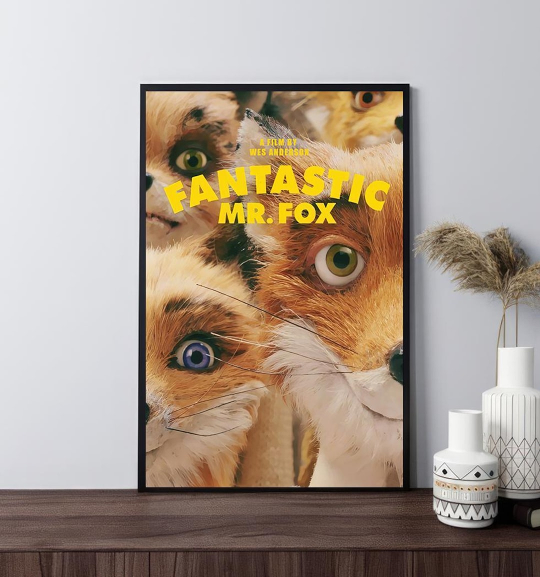 Fantastic Mr. Fox Movie Poster,canvas Poster,office Poster,wall Art ...