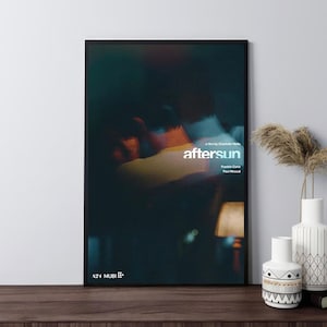 Poster do filme Aftersun, impressão em tela, arte de parede, decoração de quarto, decoração de casa, coleção de fãs de cinema, presentes, pôster embrulhado