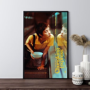 Cartazes de filmes Chungking Express, pôsteres retrô, impressão em tela, parede, decoração de quarto, presentes, pôster embrulhado