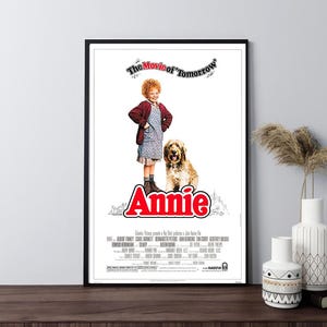 Cartazes de filmes de Annie, cartazes de filmes retrô, impressão em tela, arte de parede, decoração de quarto, presentes, pôster embrulhado